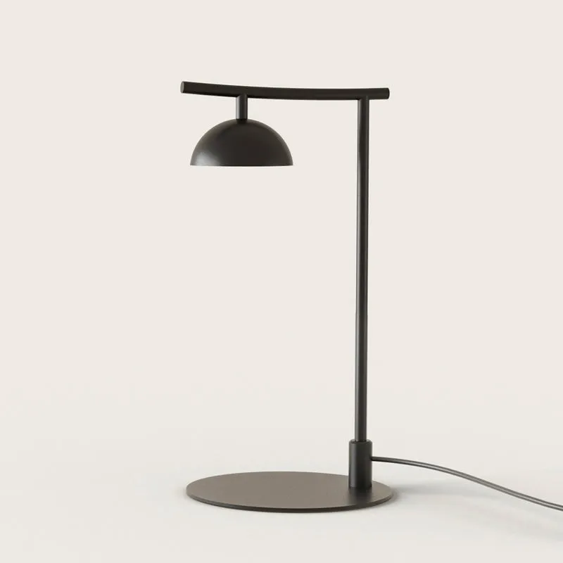 Minimalist Black Dome Table Lamp