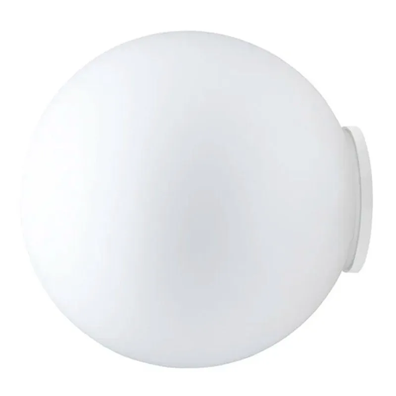 Minimalist Frosted Glass Sphere Wall Light