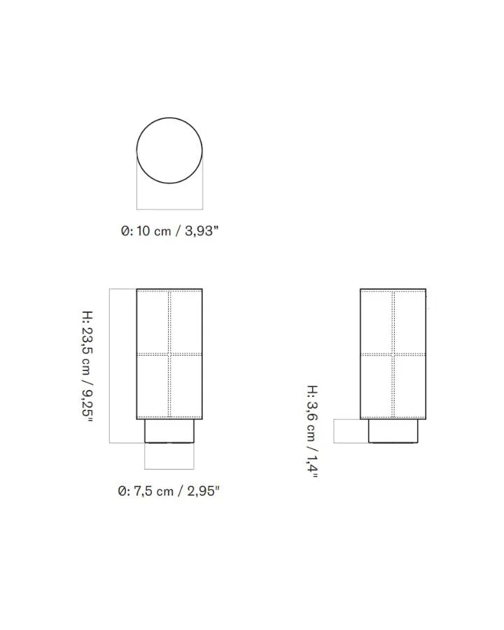 Minimalist Linen Lantern Portable Lamp | Hashira