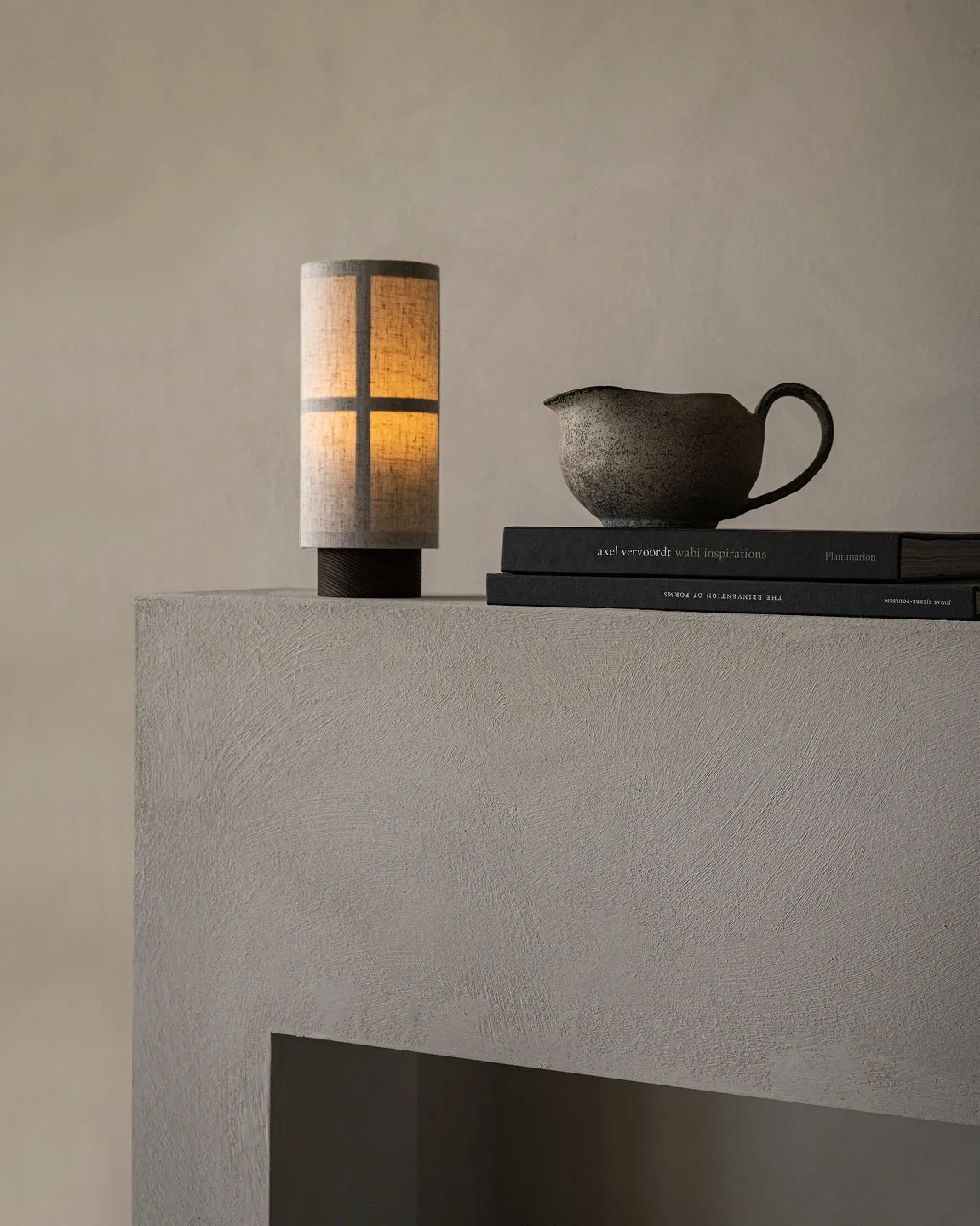 Minimalist Linen Lantern Portable Lamp | Hashira