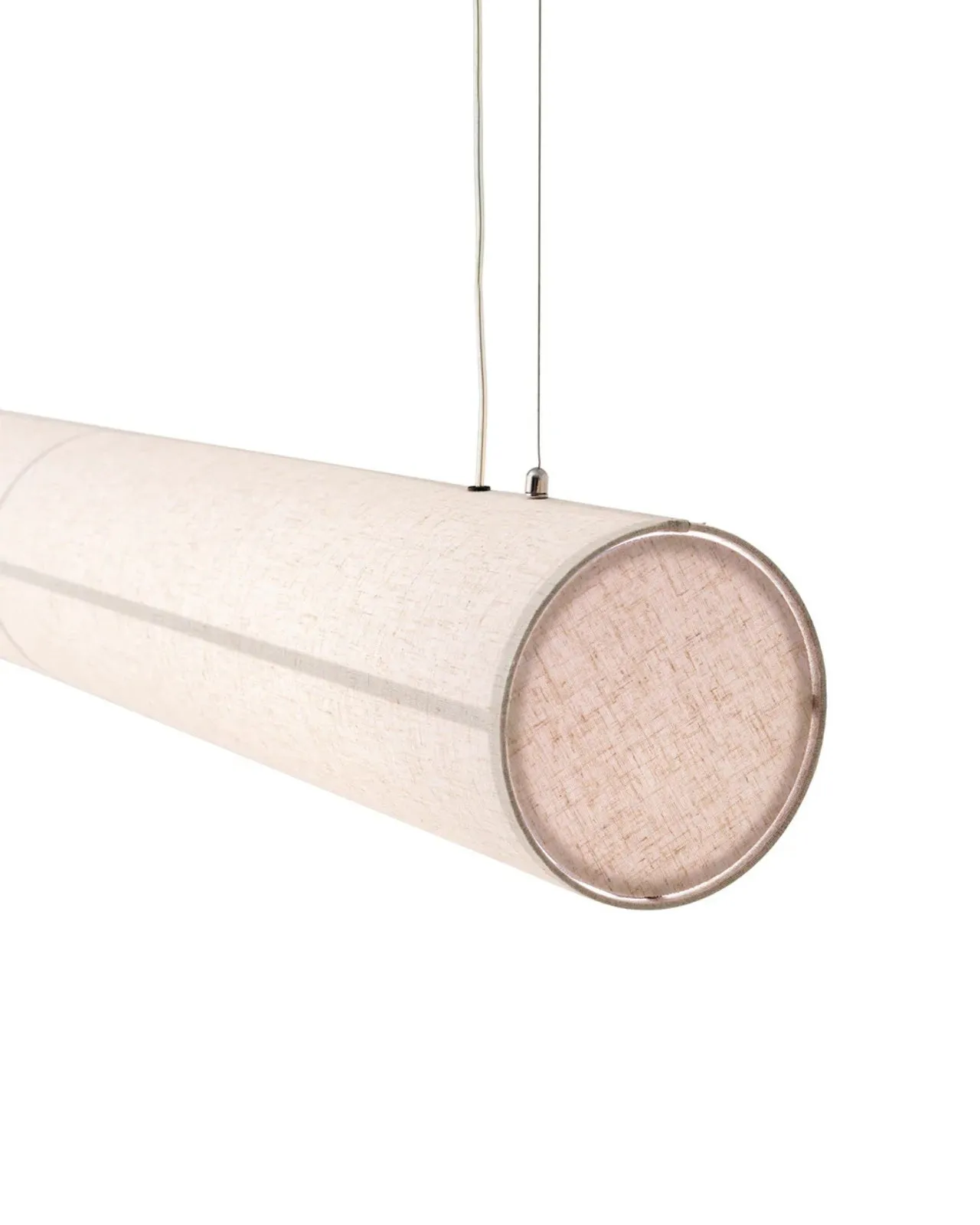 Minimalist Linen Linear Pendant | Hashira