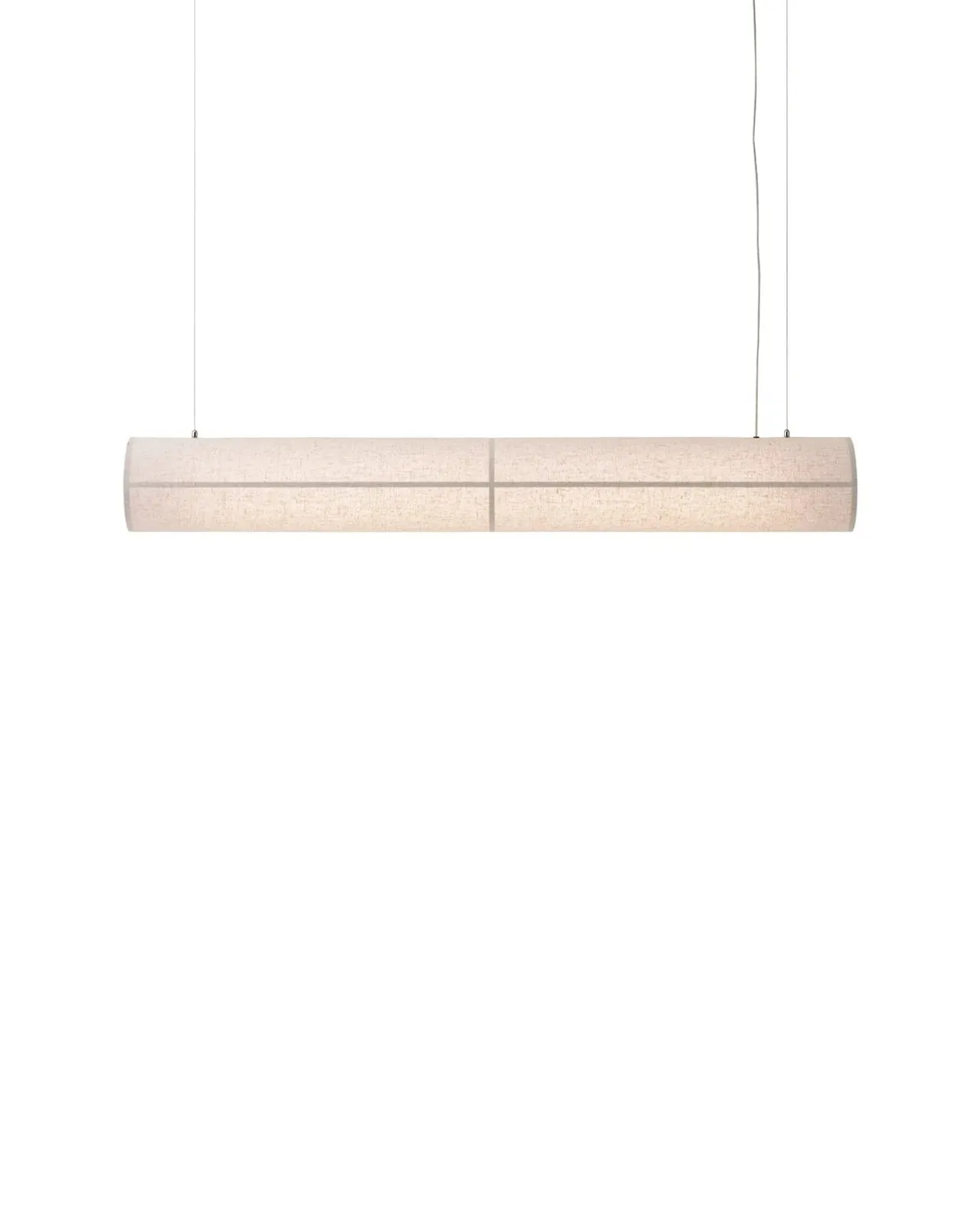 Minimalist Linen Linear Pendant | Hashira