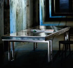 Modern 3 Metre Venetian Mirror Glass Table