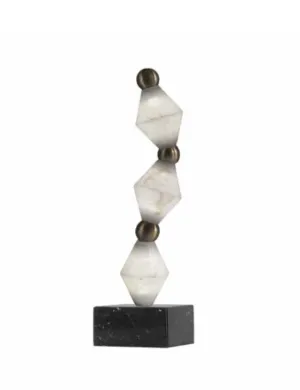 Modern Alabaster Cone Table Lamp