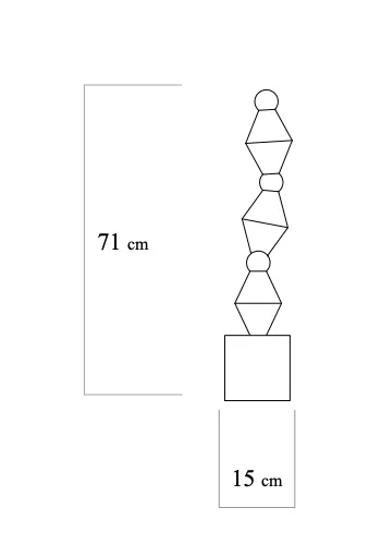 Modern Alabaster Cone Table Lamp