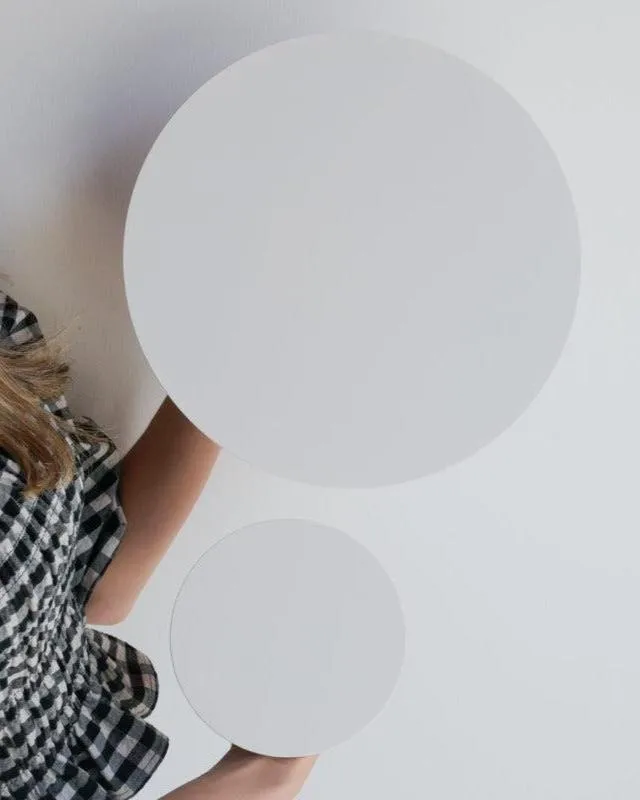 Modern Aluminium Disc Wall Light | TRIColour