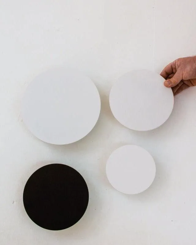 Modern Aluminium Disc Wall Light | TRIColour