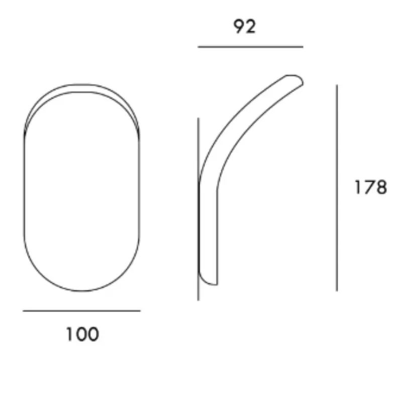 Modern Curved Wall Light