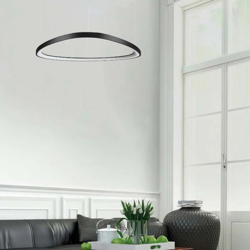 Modern Metal Ring Pendant