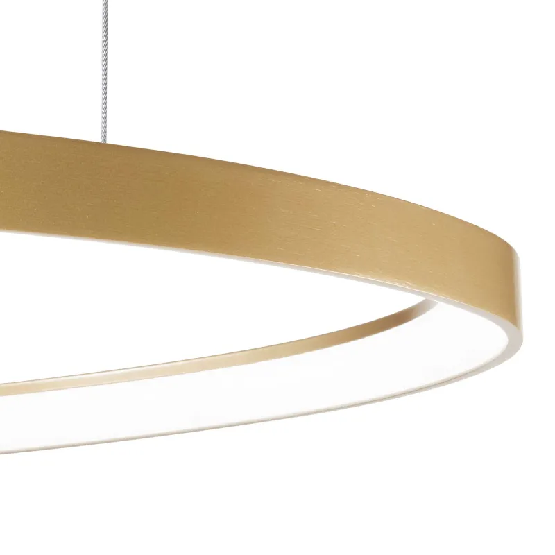 Modern Metal Ring Pendant