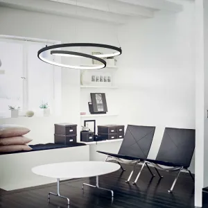 Modern Metal Spiral Pendant