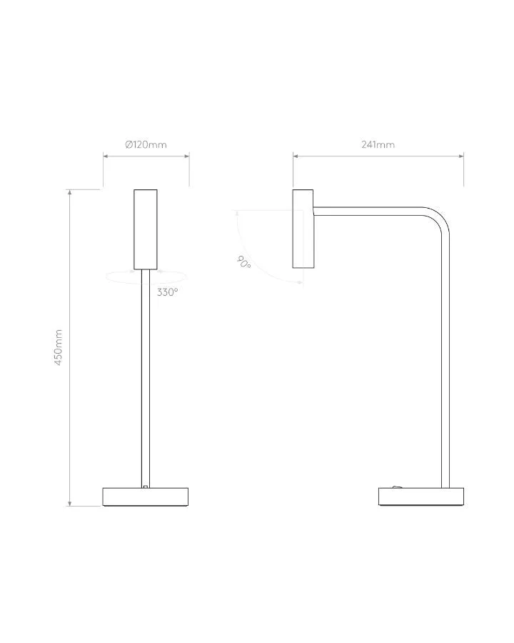 Modern Minimal Desk Lamp | Assorted Colours