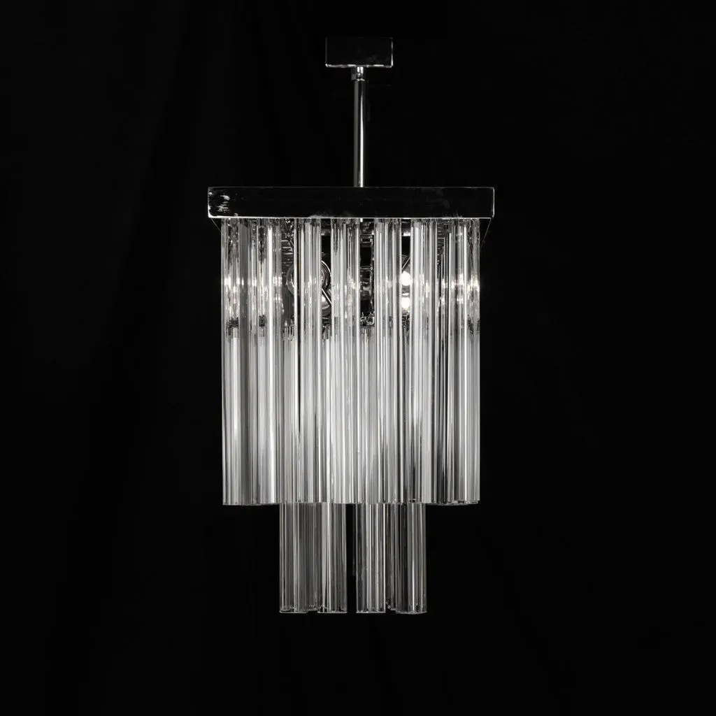 Modern Rectangular Prism Chandelier