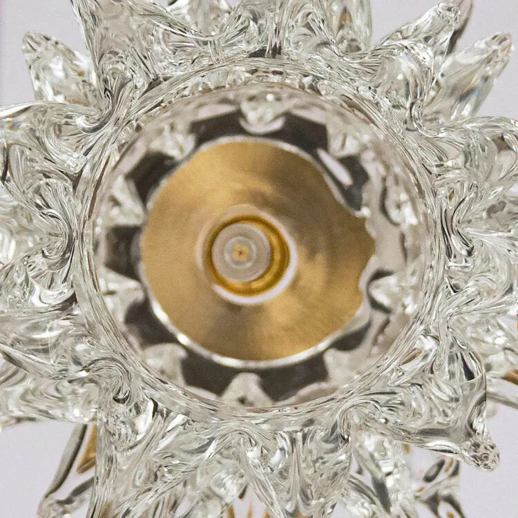 Modern Single Ceiling Pendant With Textured Glass Diffuser