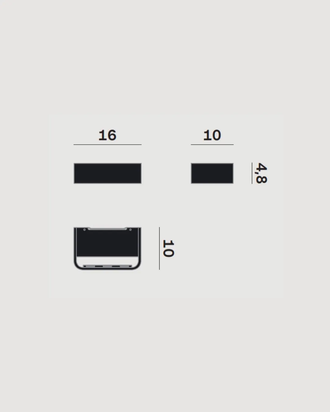 Modular Up Down Wall Lamp | Assorted Sizes