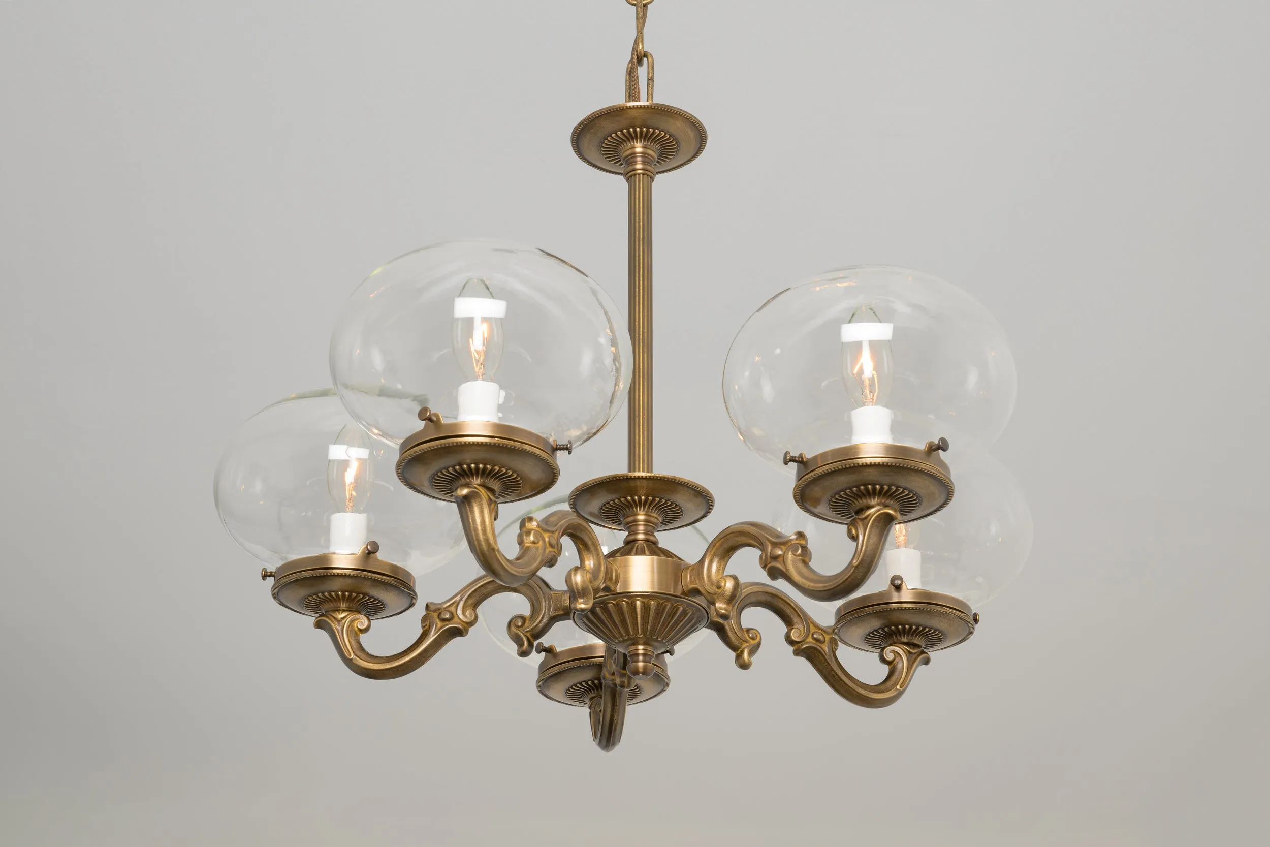 Mulberry (Clear) | Historic Ornate Chandelier
