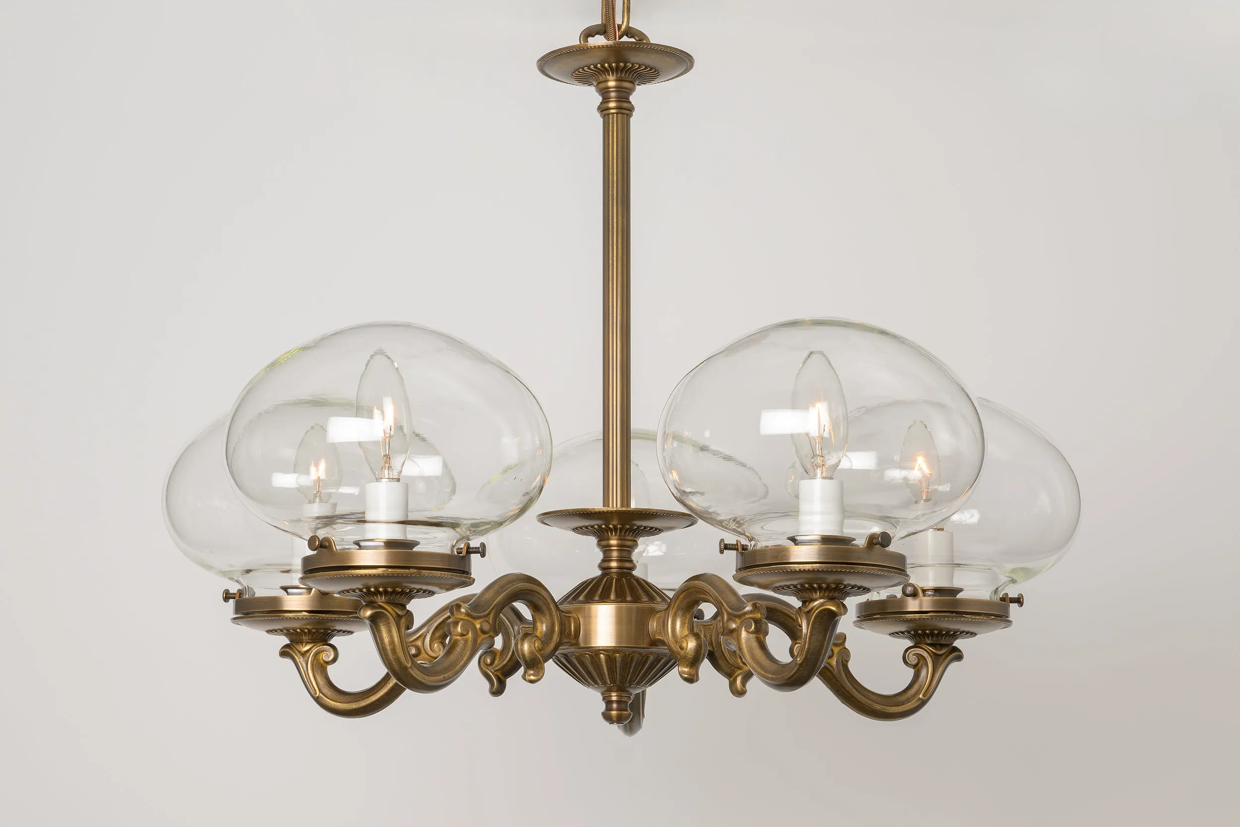 Mulberry (Clear) | Historic Ornate Chandelier