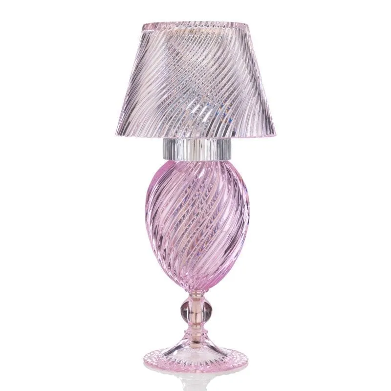 Murano Glass Table Lamp In 4 Colours