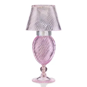 Murano Glass Table Lamp In 4 Colours