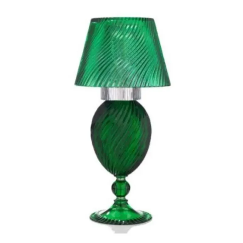 Murano Glass Table Lamp In 4 Colours