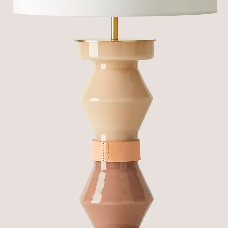 Muted Coloured Glass Lamp | Assorted Finishes