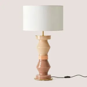 Muted Coloured Glass Lamp | Assorted Finishes