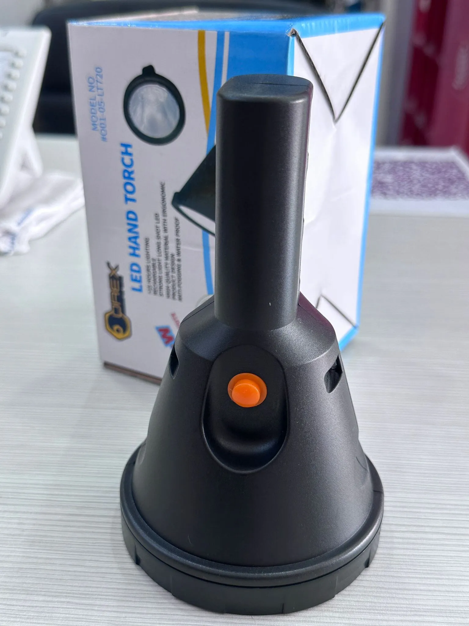 Orex Rechargeable LED Hand Torch (Osram White 20W) | Model : LED-LT720