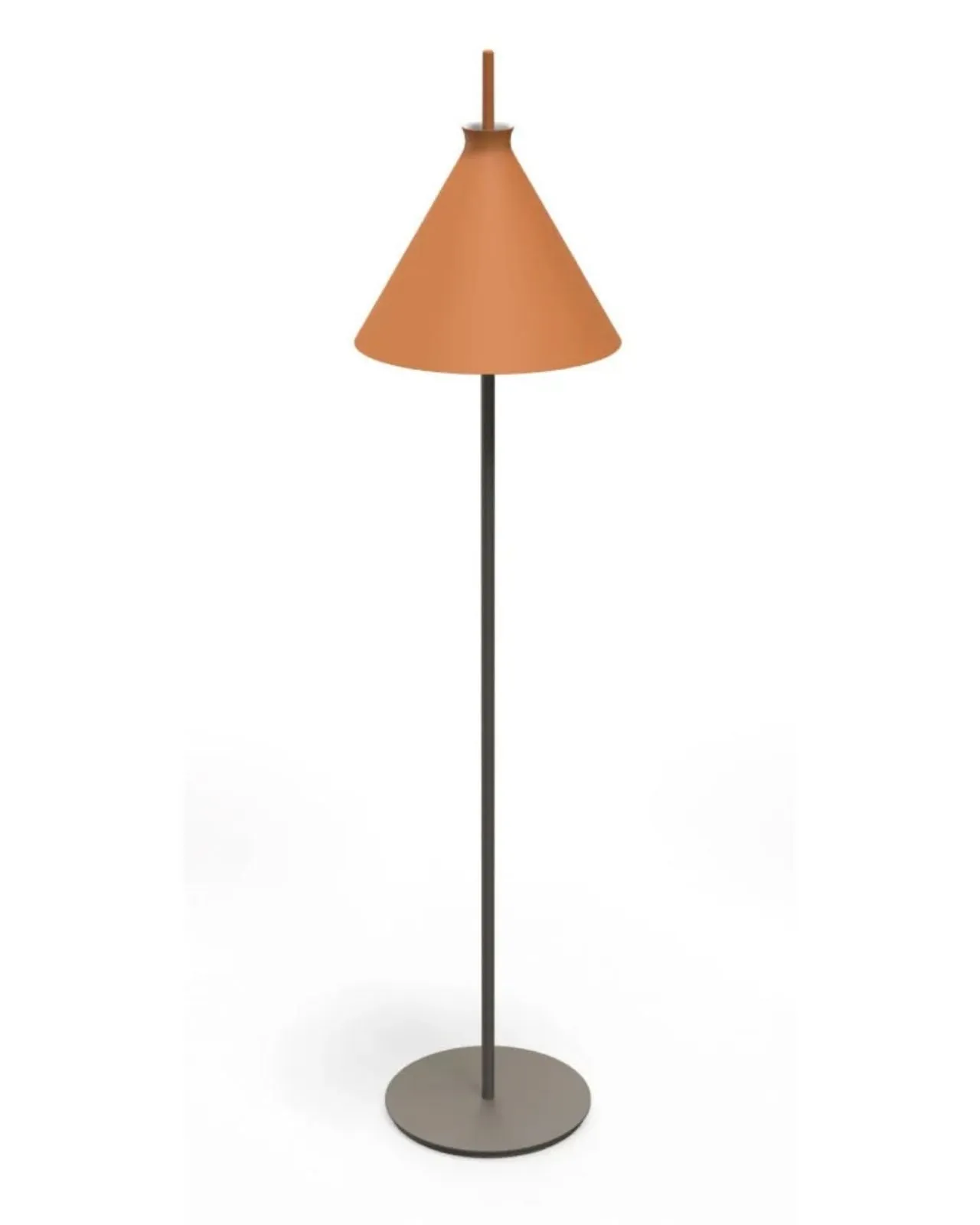 Organic Clay Cone Floor Lamp | Totana