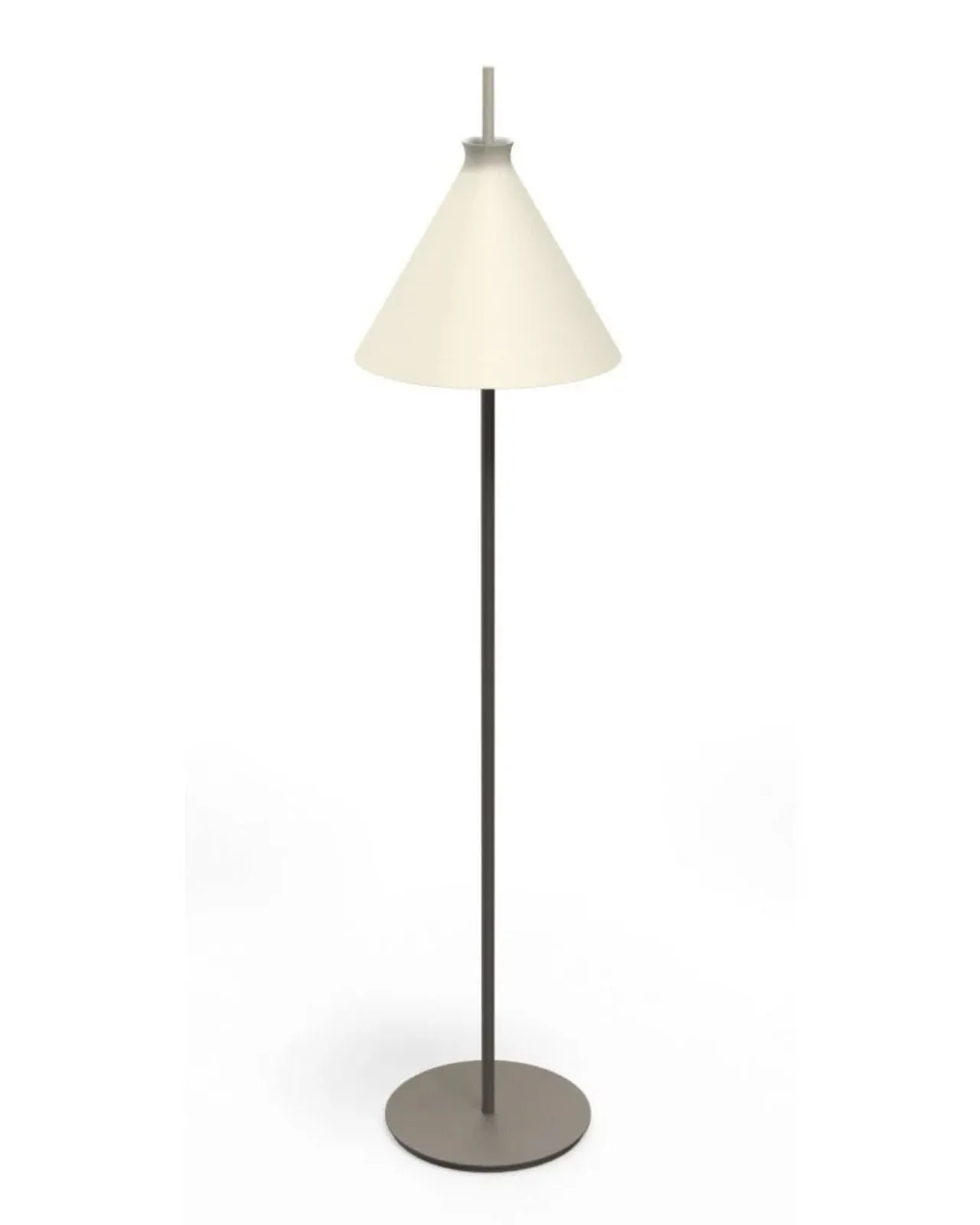 Organic Clay Cone Floor Lamp | Totana