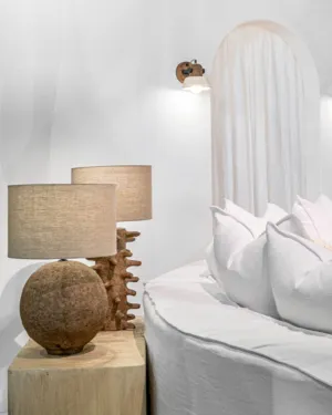 Organic Spherical Table Lamp | Sabi
