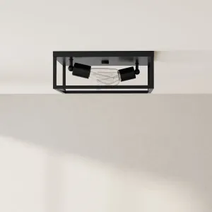 Perimeter Collection Two-Light Flush Mount Ceiling Light