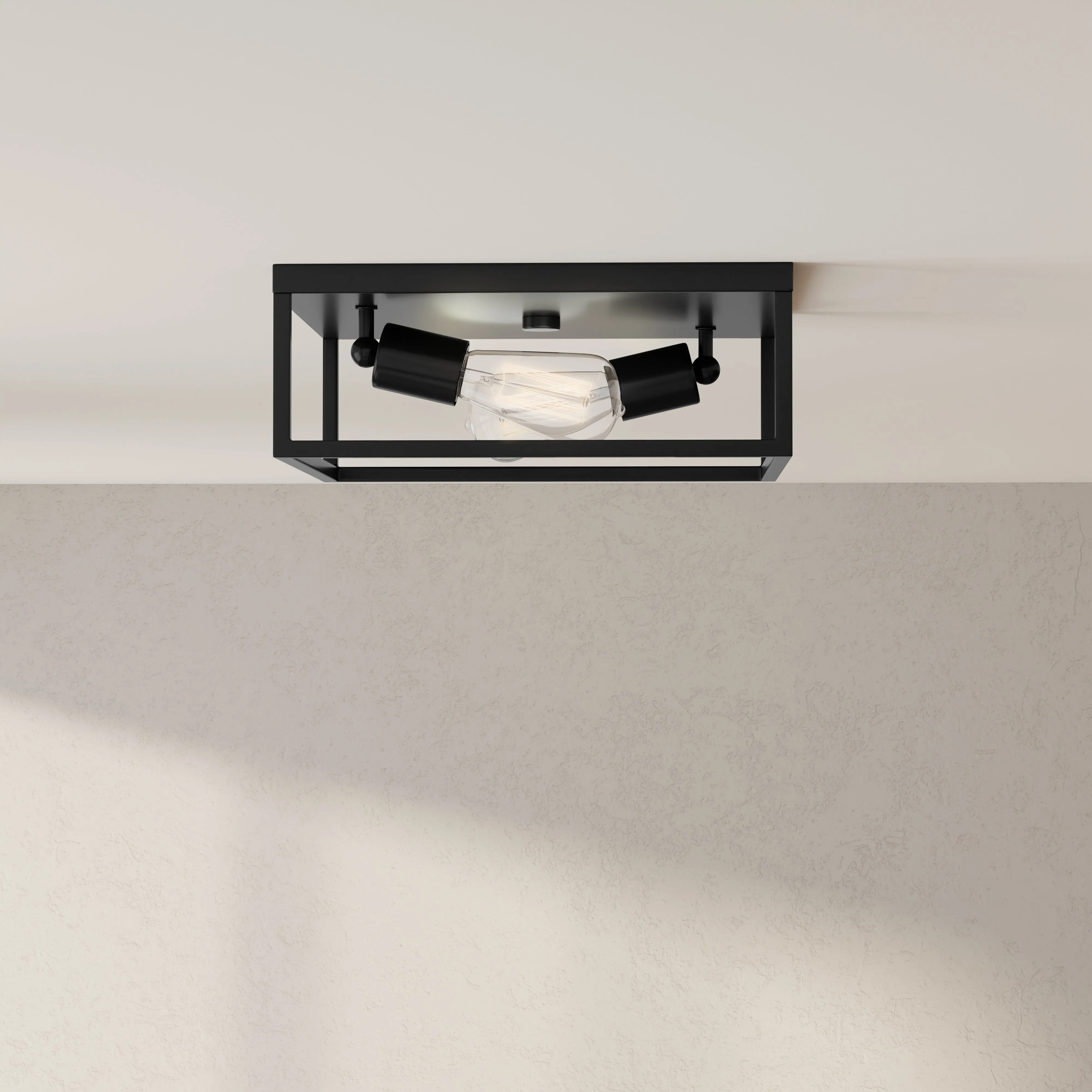 Perimeter Collection Two-Light Flush Mount Ceiling Light