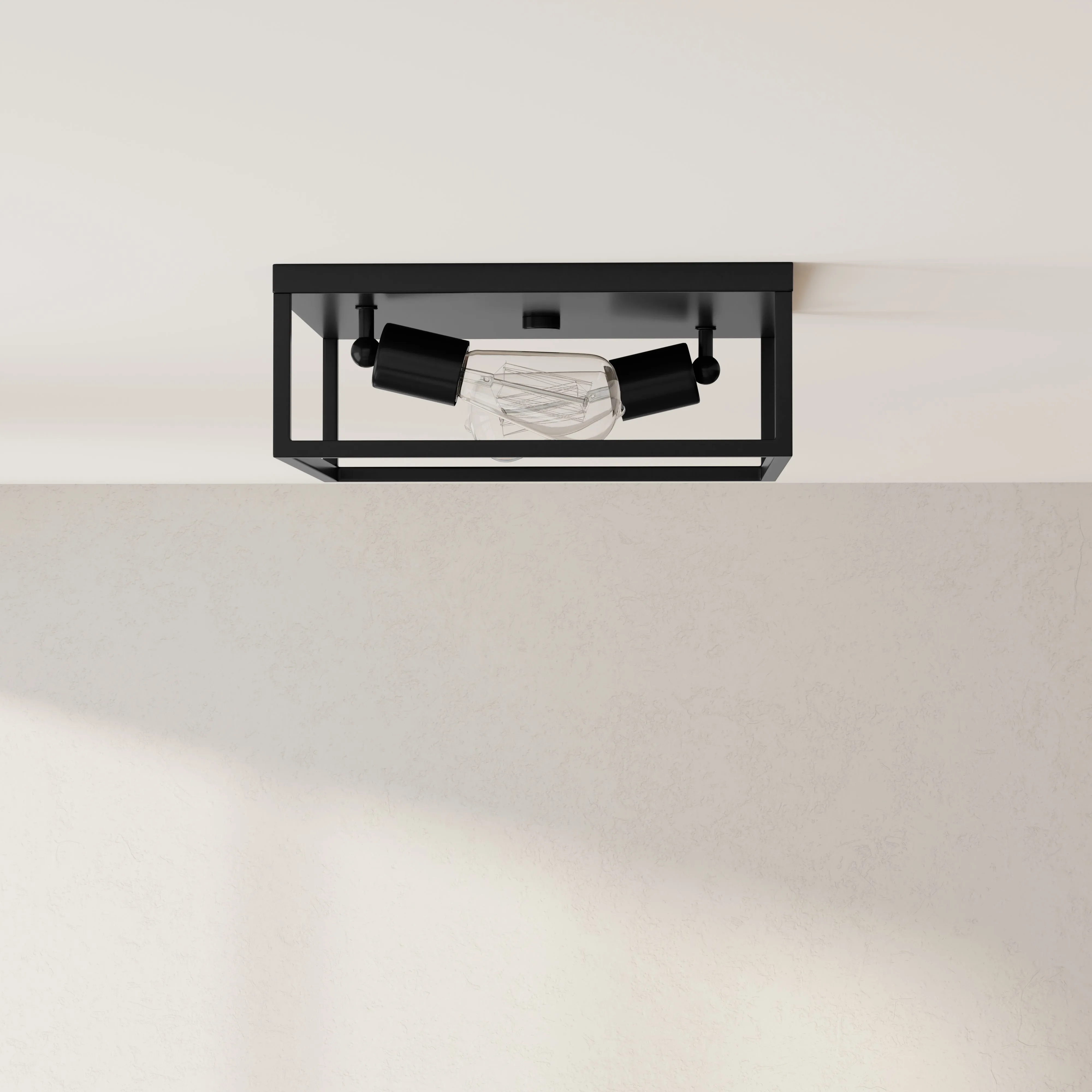 Perimeter Collection Two-Light Flush Mount Ceiling Light