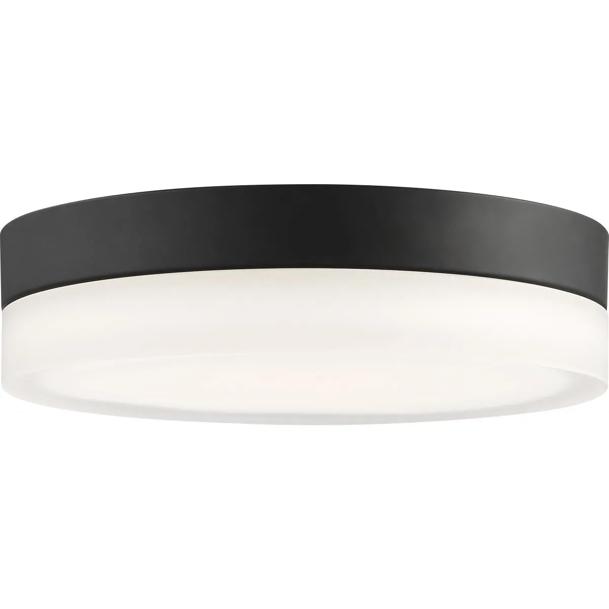 Pi Flush Model #440 LED Nine Inch Flush Ceiling Mount in Brushed Nickel or Black Finish