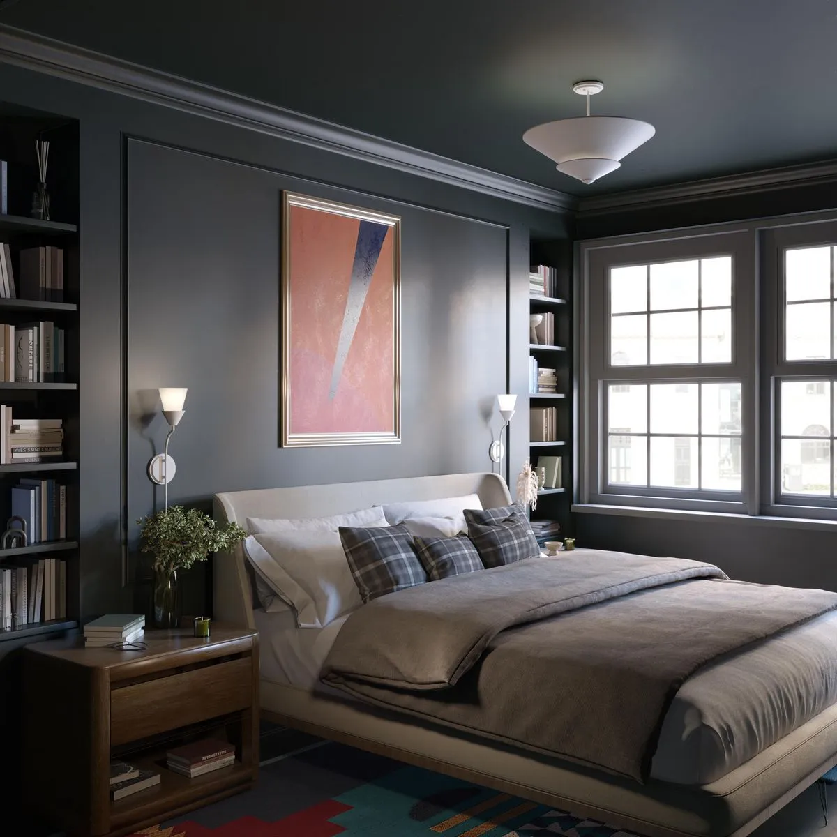 Pinellas Collection 25 in. Four-Light Flush Mount