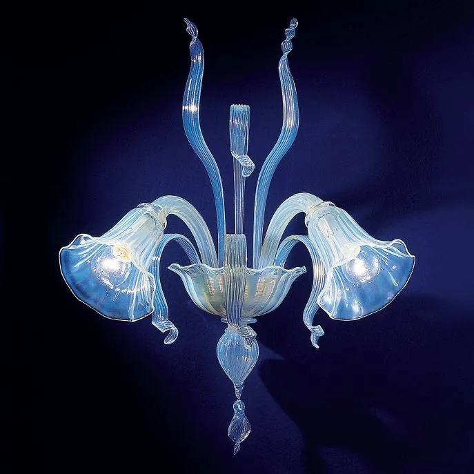 Pink Venetian Glass Chandelier With 8 Lights And 4 More Colours