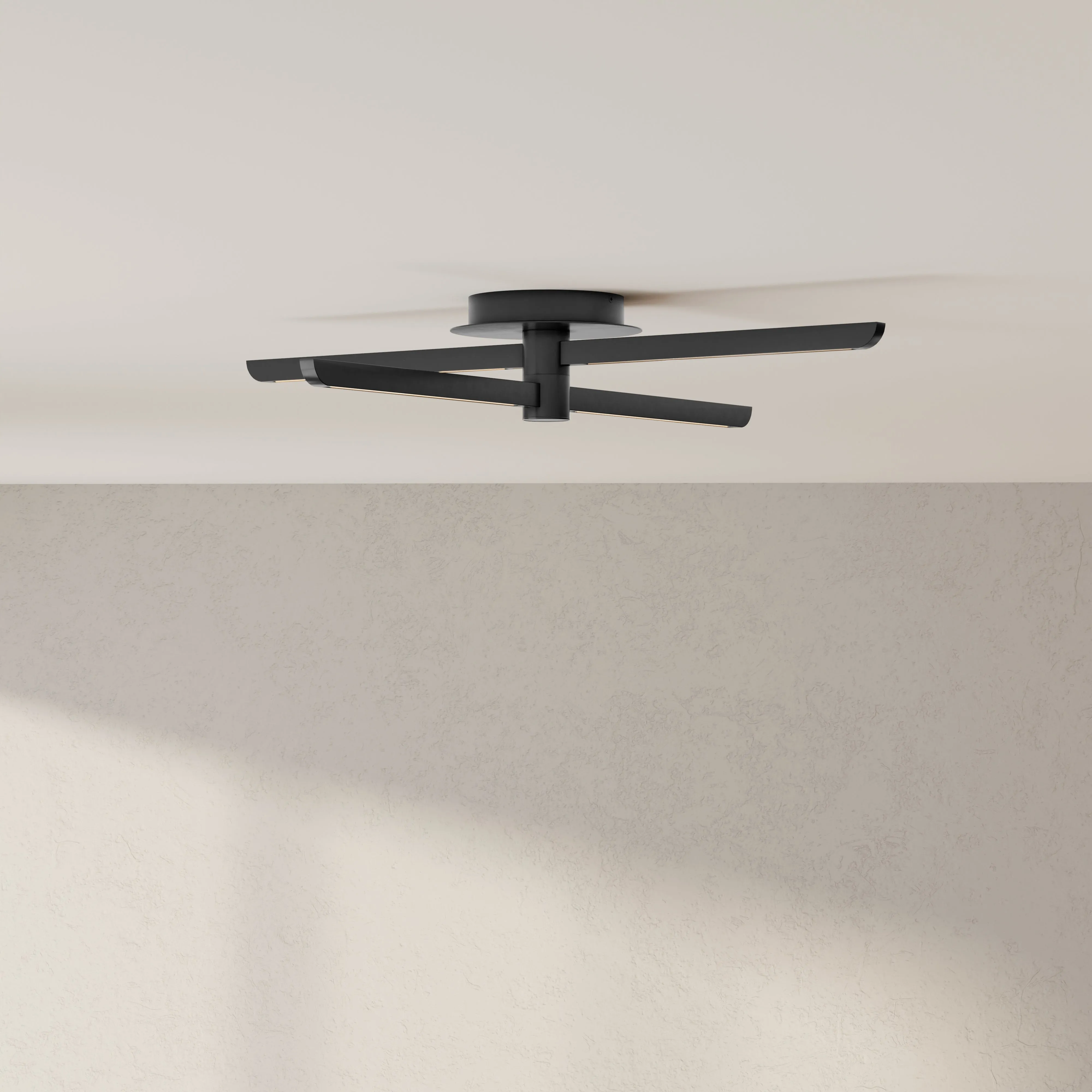 Pivot LED Four-Light Semi-Flush or Wall Mount Fixture