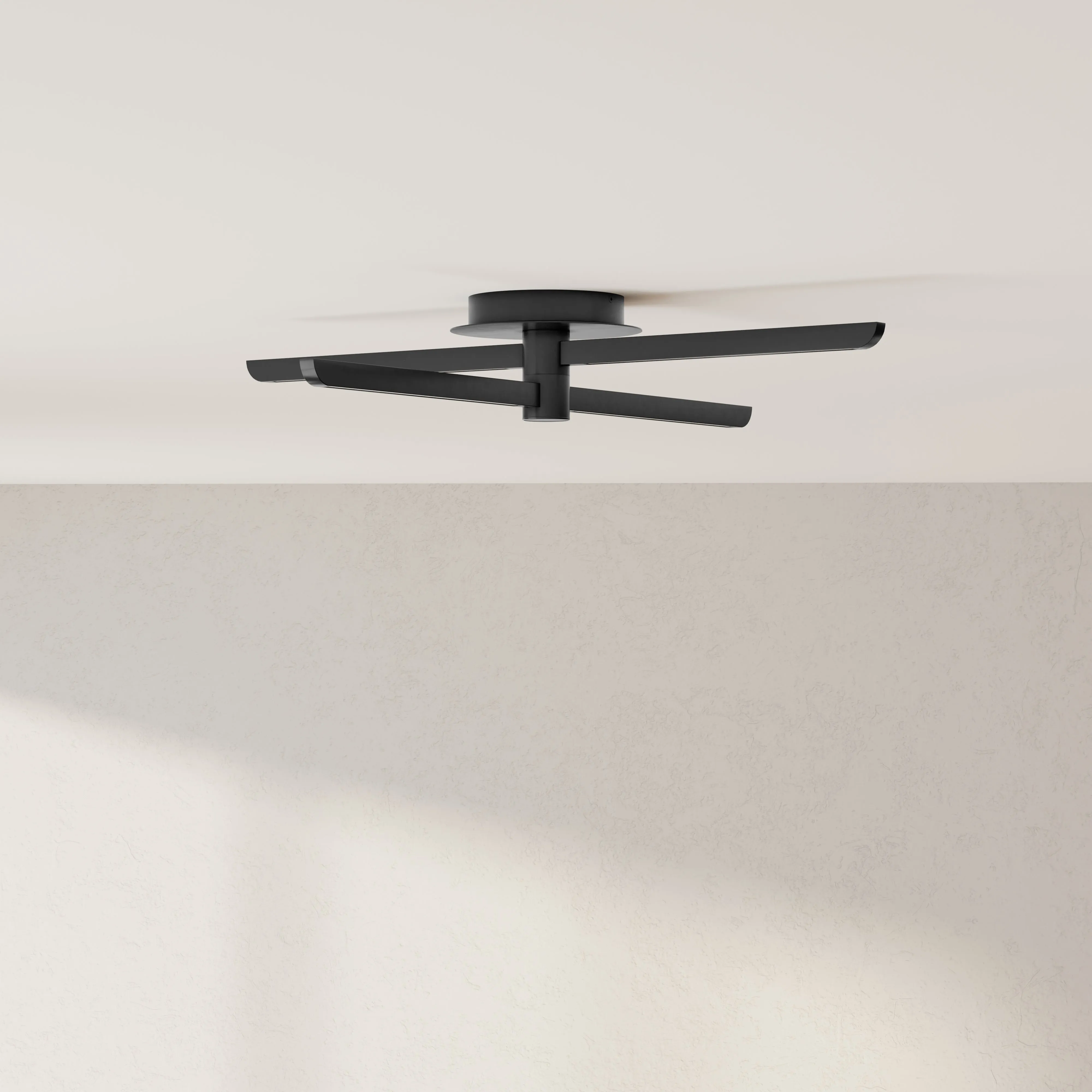 Pivot LED Four-Light Semi-Flush or Wall Mount Fixture