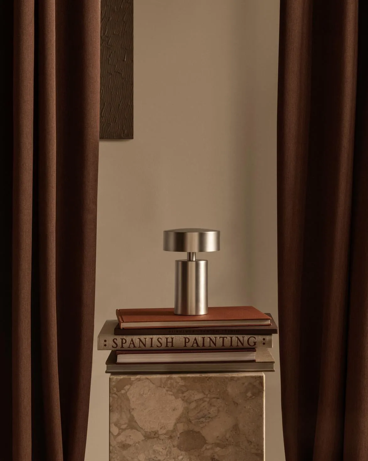Portable Modern Mushroom Table Lamp | Column