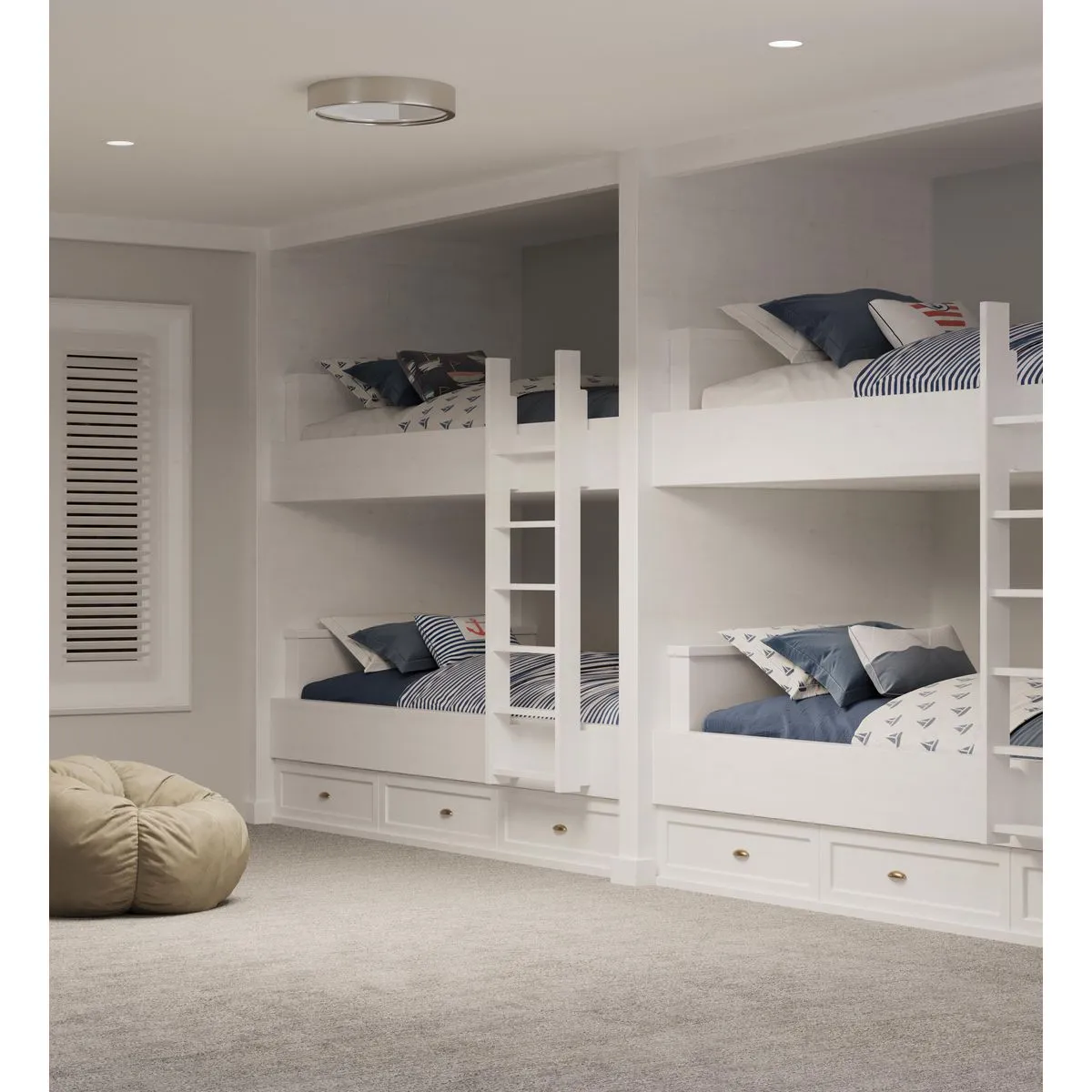 Portal Collection One-Light 13" LED Flush Mount