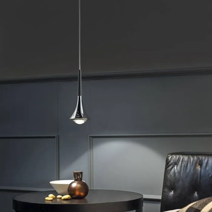Rain 7 Light Cluster In 6 Metal Finishes