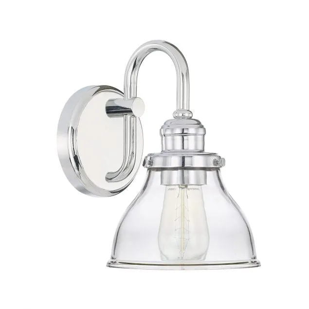 Raven Bath Light - Clear Glass