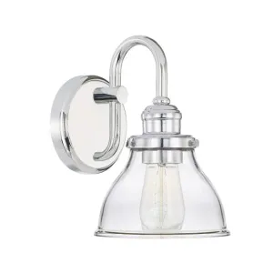 Raven Bath Light - Clear Glass