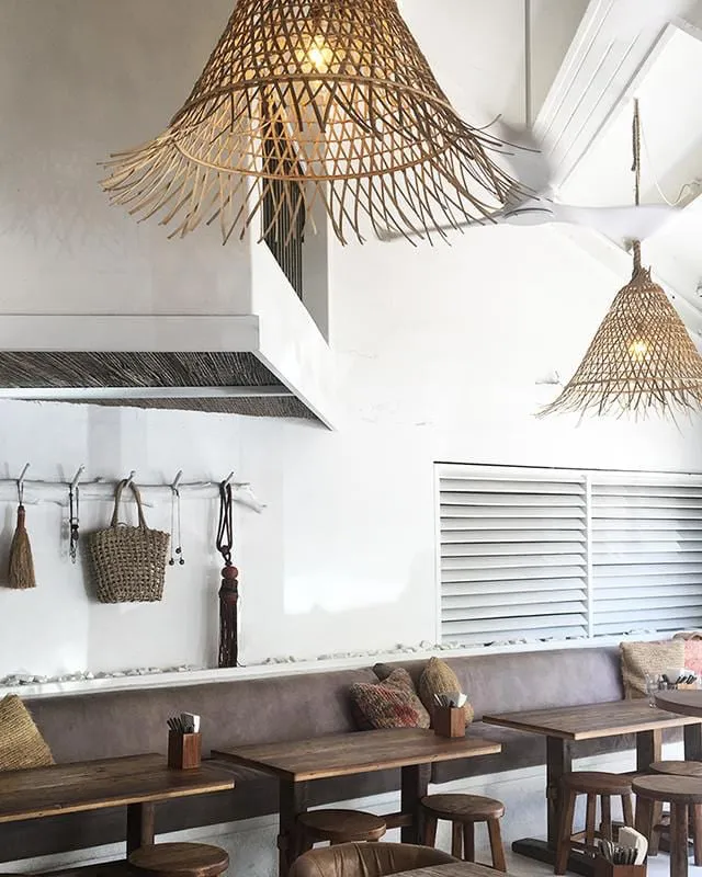 Raw Edged Cone Rattan Pendant | Assorted Finishes & Sizes