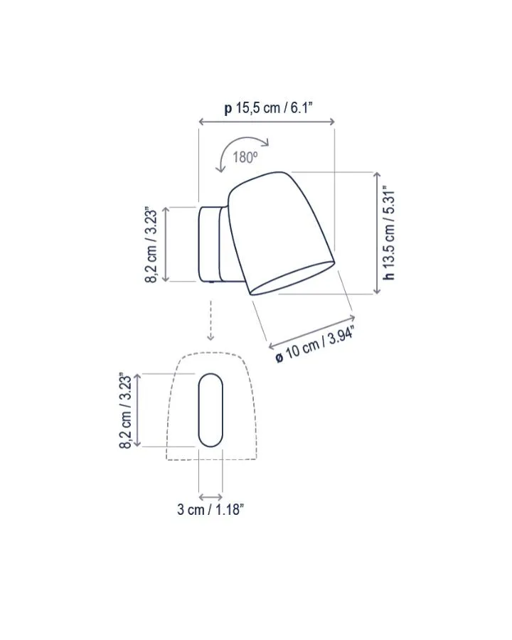 Rotatable Modern Wall Light