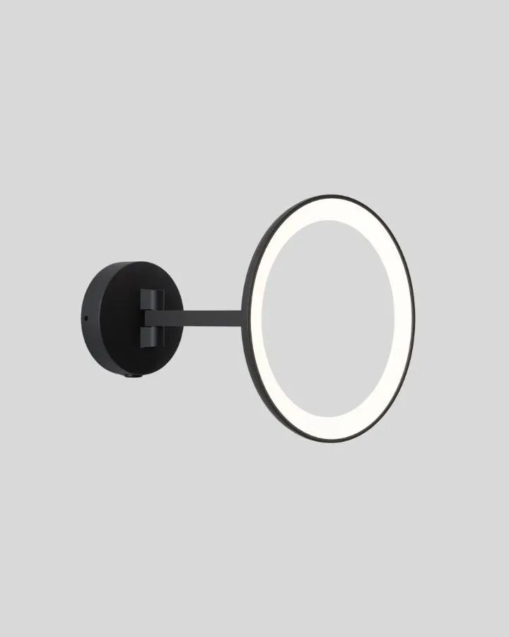 Round Adjustable Magnification LED Wall Light | Assorted Finishes