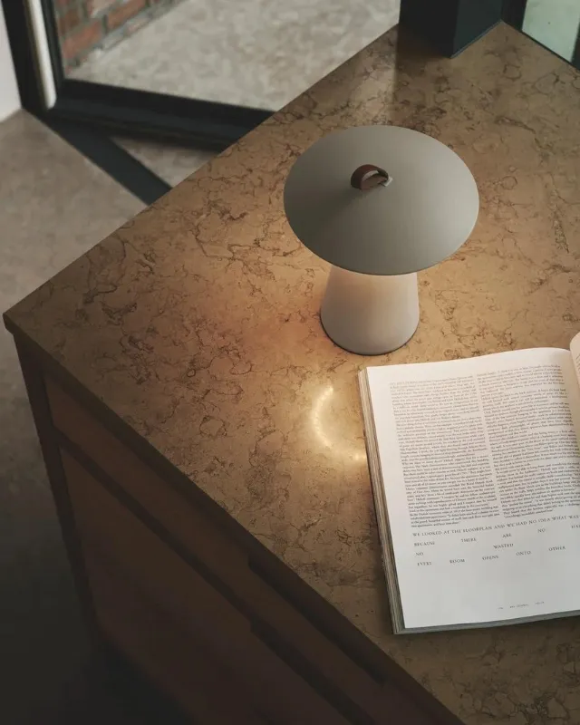 Scandinavian Leather Strap Portable Lamp