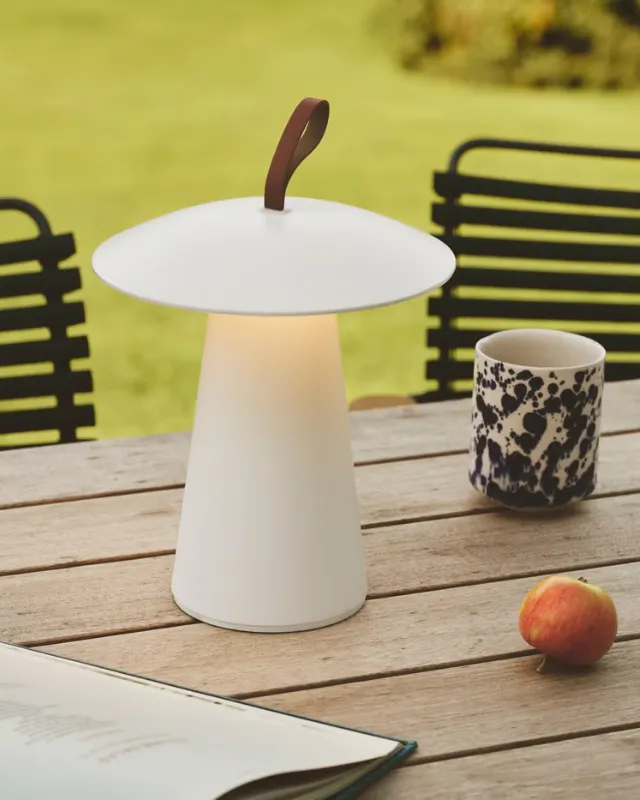 Scandinavian Leather Strap Portable Lamp