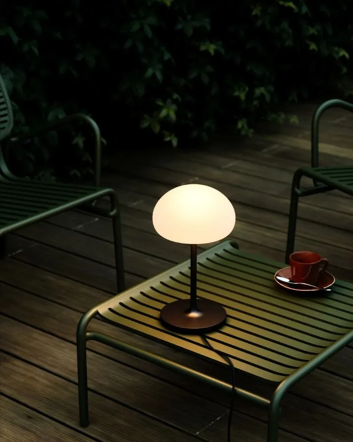 Scandinavian Portable Ovate Table Lamp