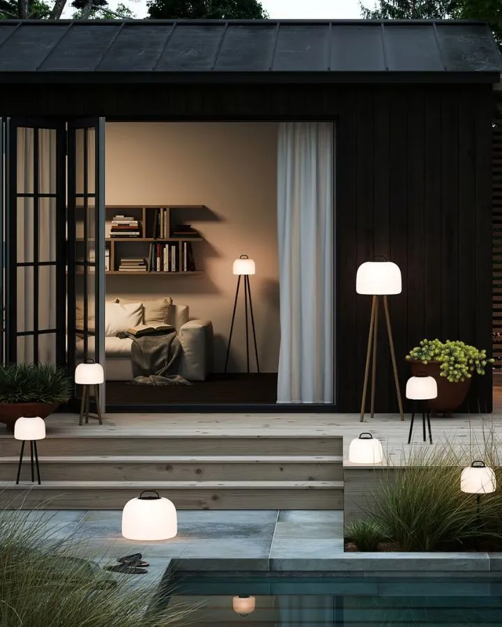 Scandinavian Transportable Floor Lamp